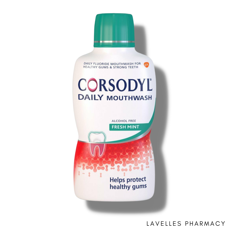 Corsodyl Daily Alcohol Free Mouthwash 500ml