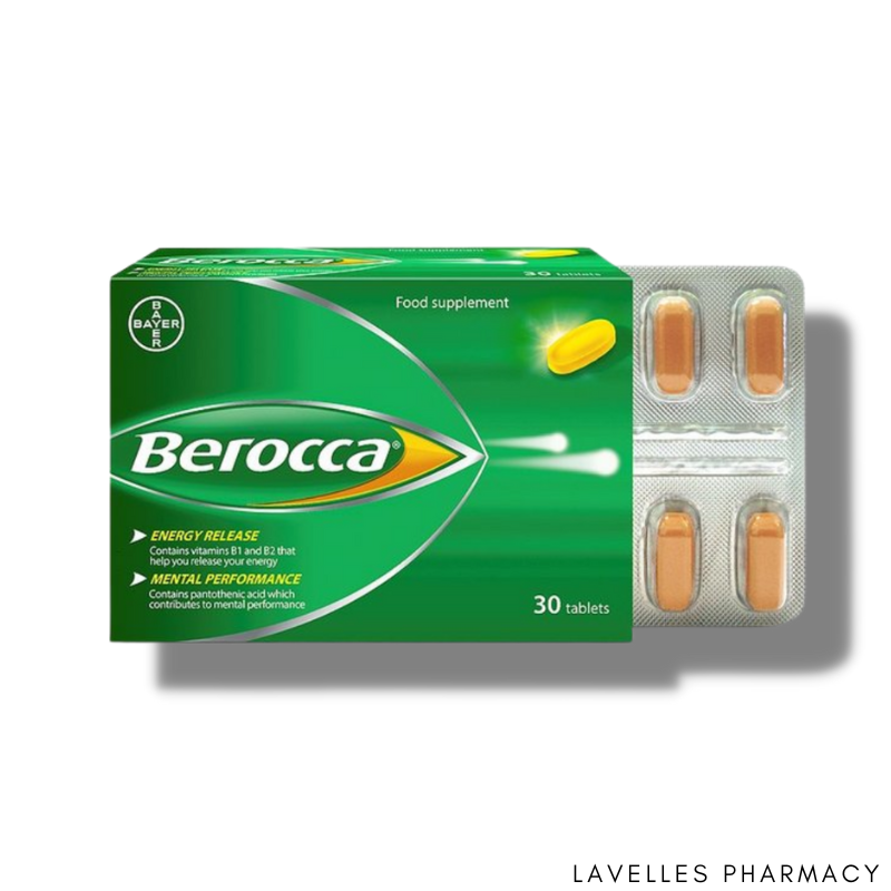 Berocca Energy Vitamin Film Coated Tablets 30 Pack