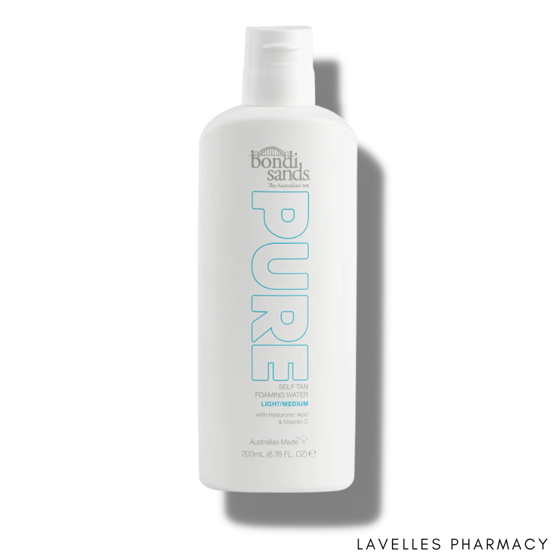 Bondi Sands Pure Self Tan Foaming Water ‘Light/Medium’ 200ml