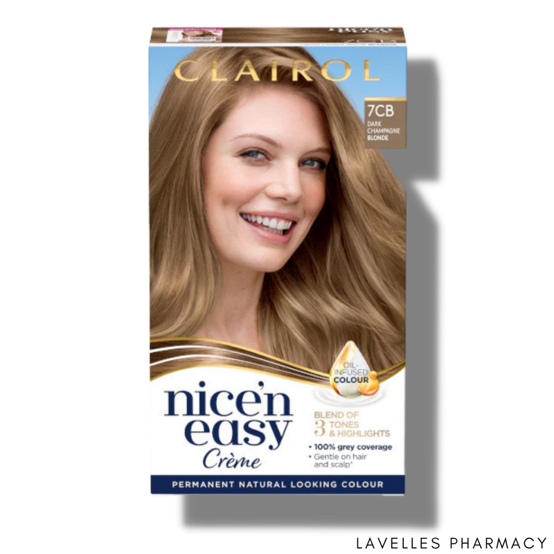 Clairol Nice’ N Easy Crème Permanent Hair Dye ‘7CB Dark Champagne Blonde’