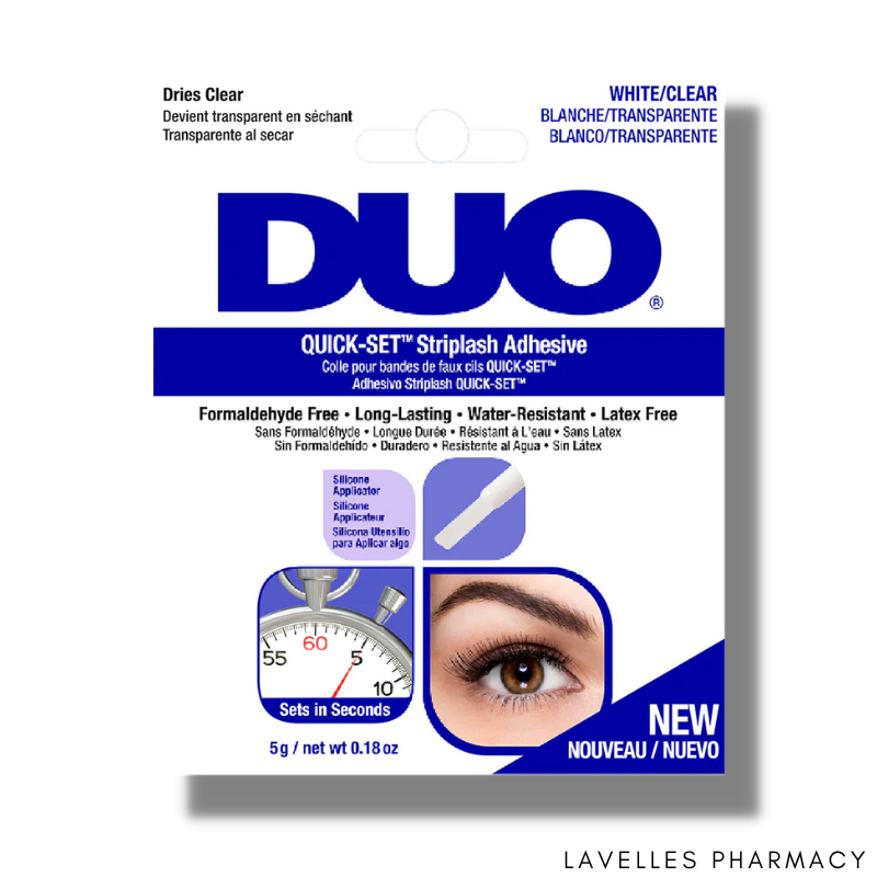 DUO Quick Set Strip Lash Adhesive White/Clear 5g