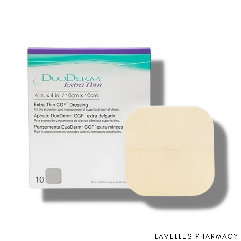 Duoderm Extra Thin Dressing 10cm x 10cm | Lavelle's Pharmacy