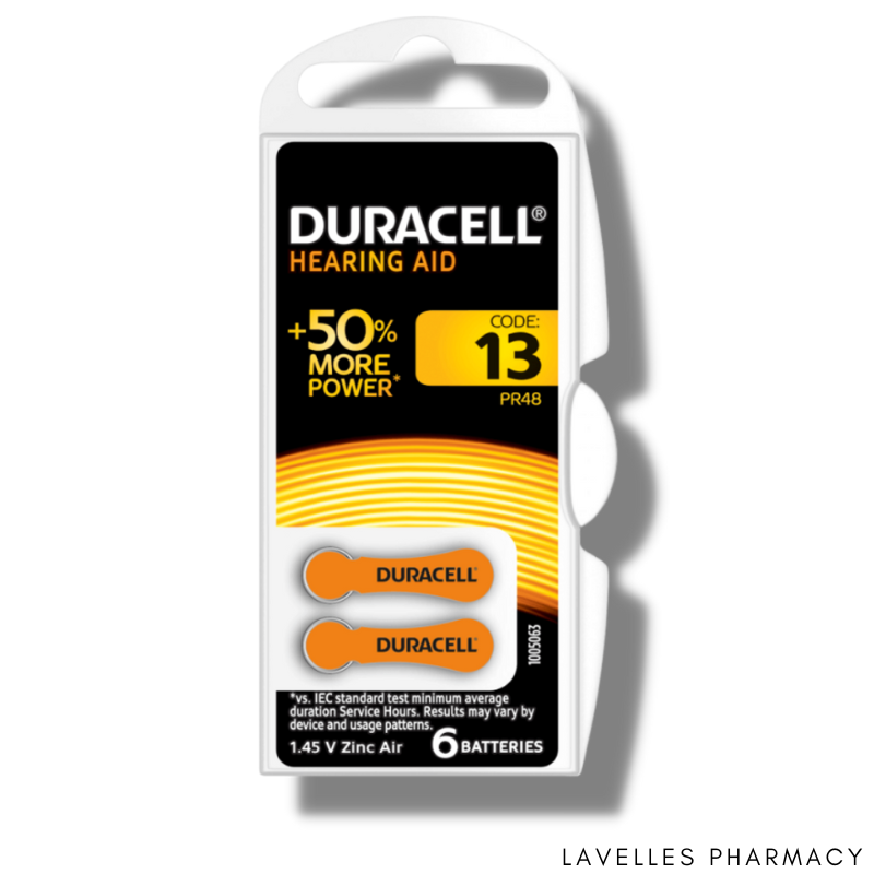 Duracell Activair Hearing Aid Batteries 13