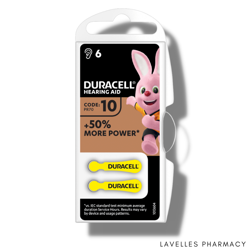 Duracell Activair Hearing Aid Batteries 10