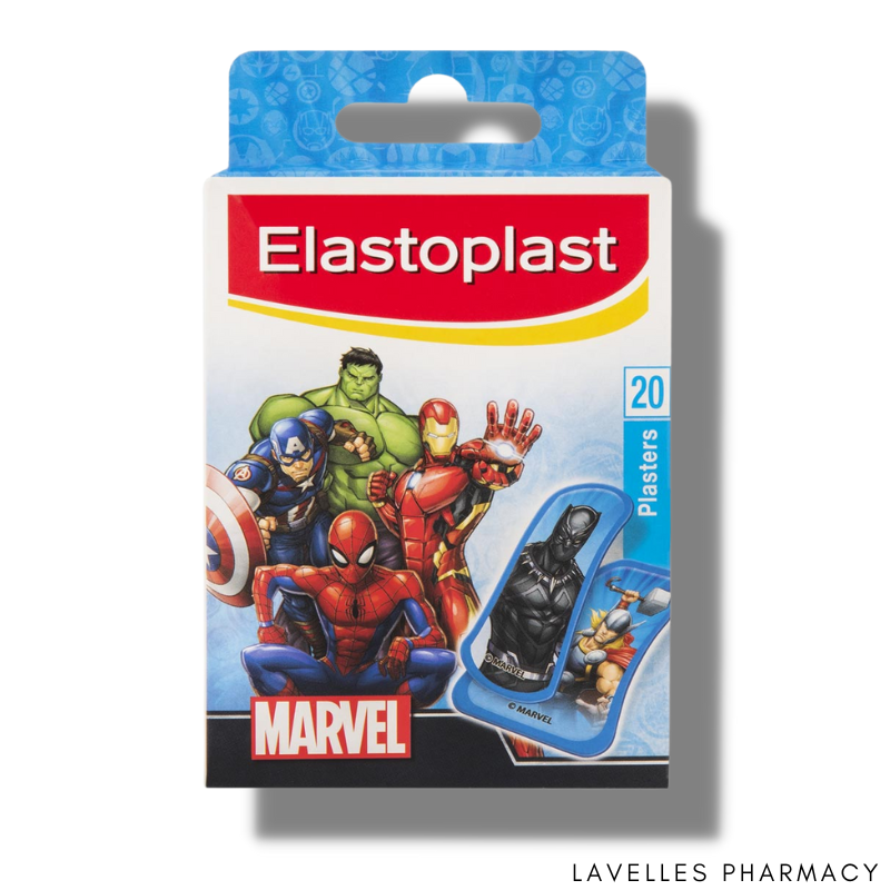 Elastoplast Marvel Plasters Assorted 20 Pack