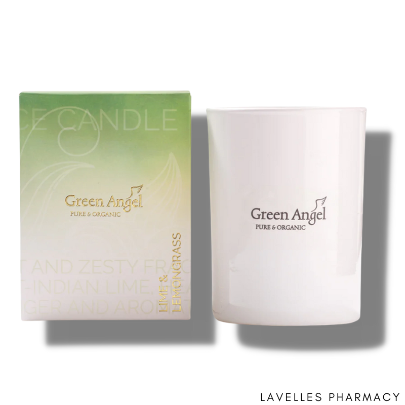 Green Angel Signature Scent Candle Lime And Lemongrass 270g