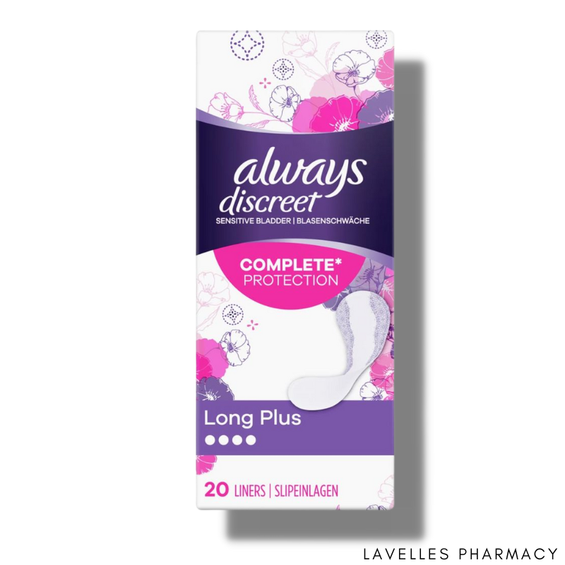 Always Discreet Long Plus Incontinence Pantyliners