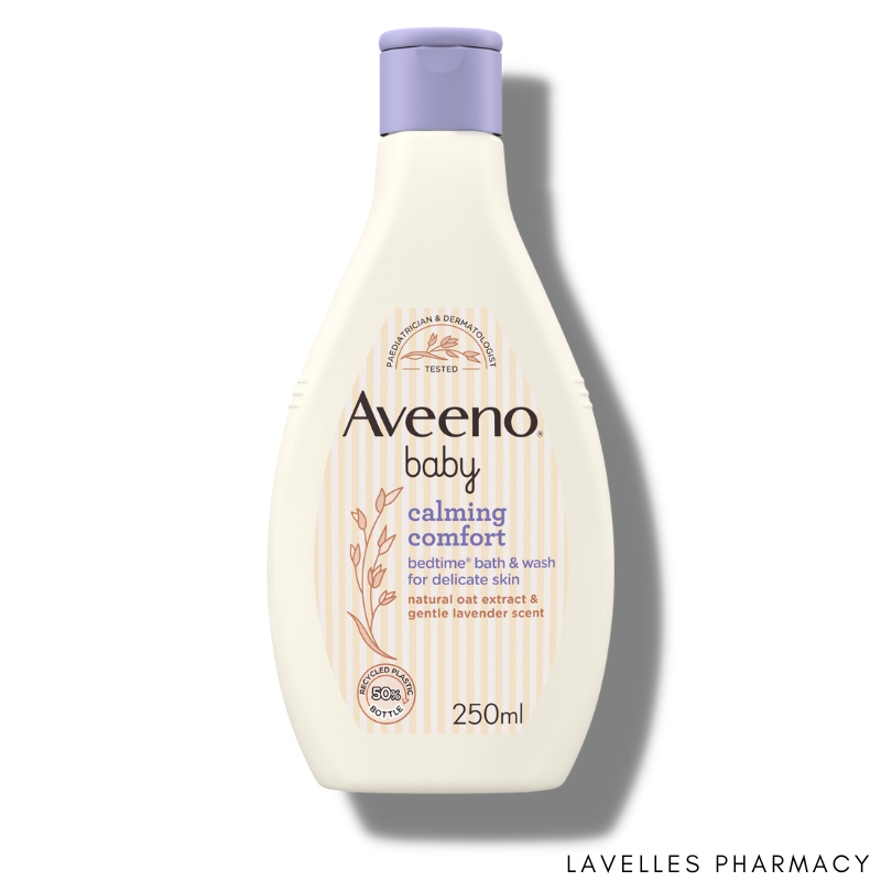 Aveeno Baby Calming Comfort Bedtime Bath & Wash 250ml