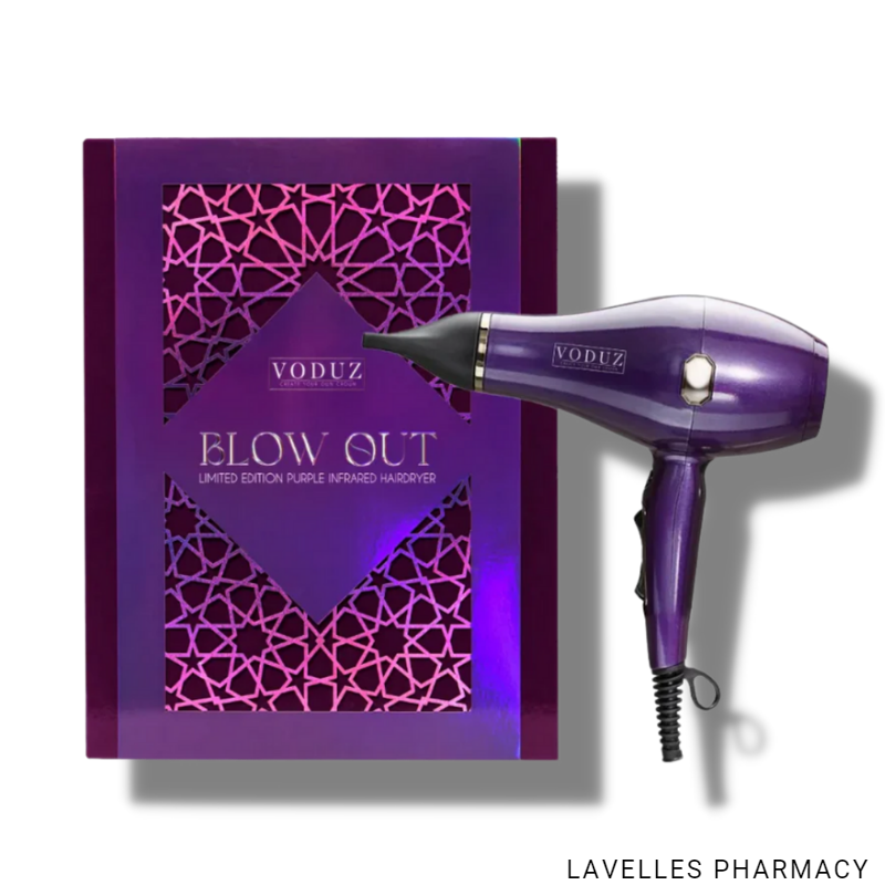 Voduz Limitied Edition Purple Blow Out Infrared Hair Dryer