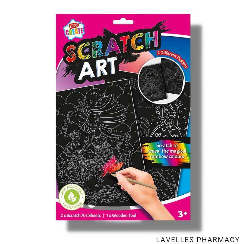 Kids Create Scratch Art