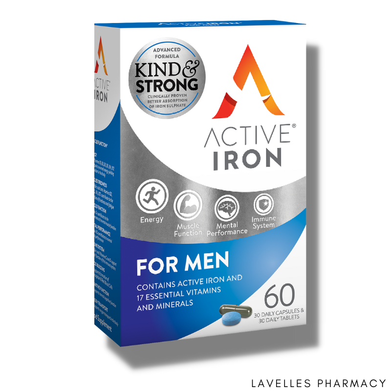 Active Iron & Multivitamins For Men 60 Pack