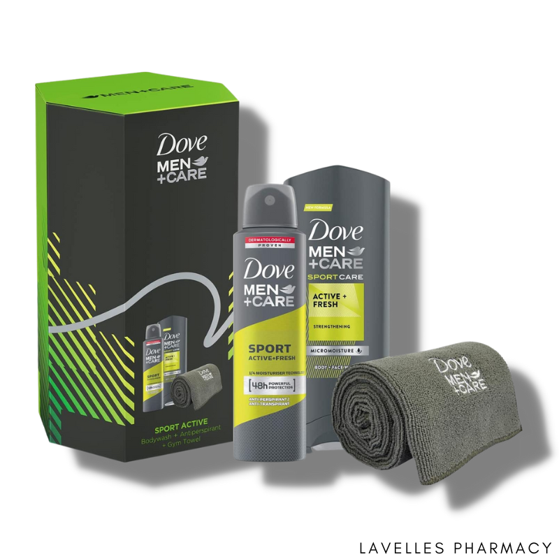 Dove Men+Care Sports Active Giftset With Gym Towel