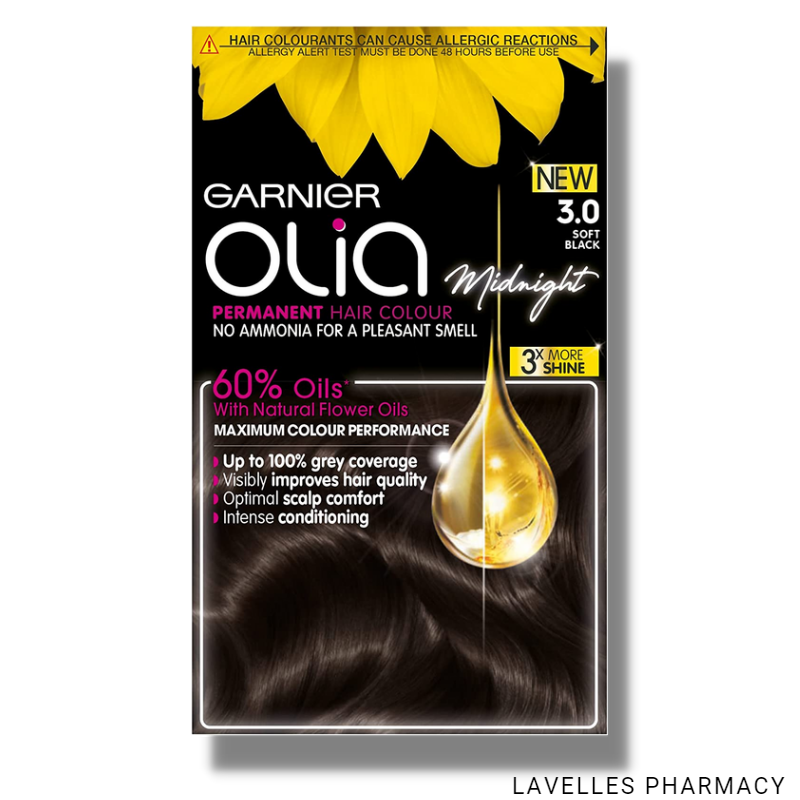 Garnier Olia Permanent Hair Dye 3.0 Soft Black