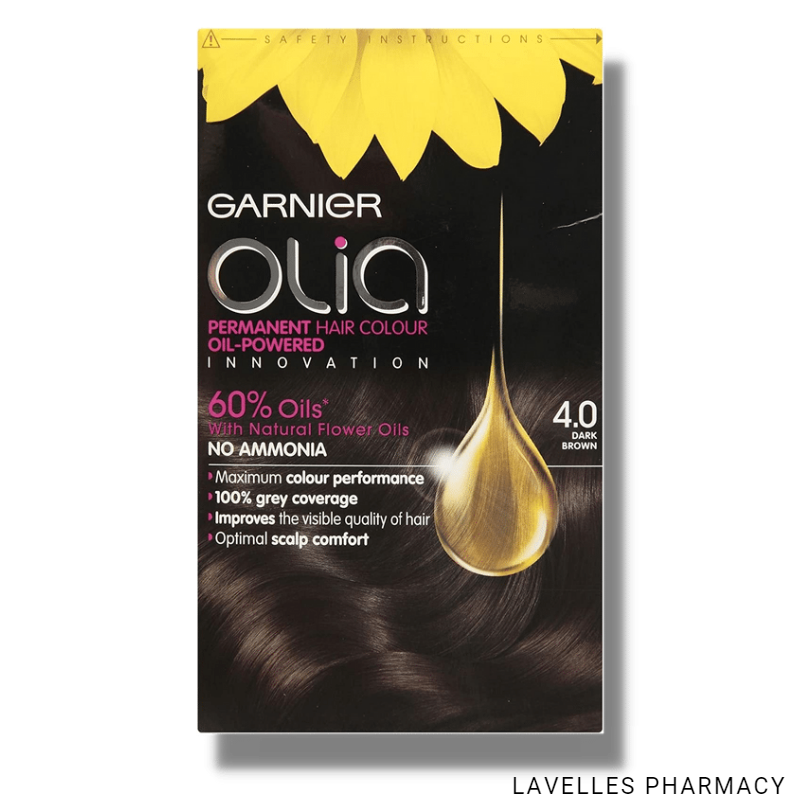 Garnier Olia Permanent Hair Dye 4.0 Dark Brown