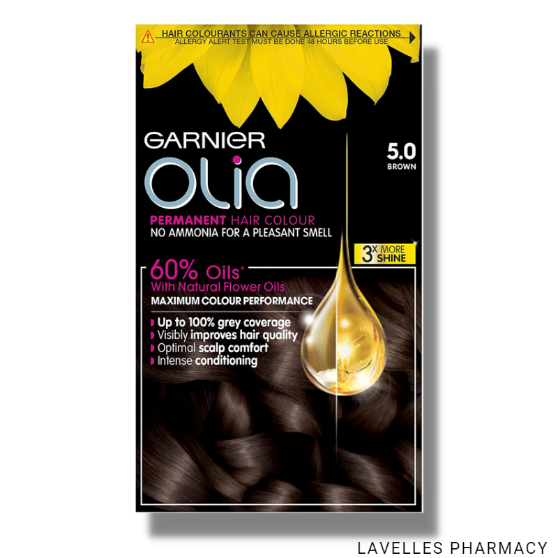 Garnier Olia Permanent Hair Dye 5.0 Brown