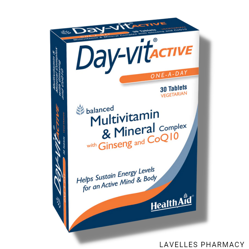 HealthAid Day-Vit Active Tablets 30 Pack