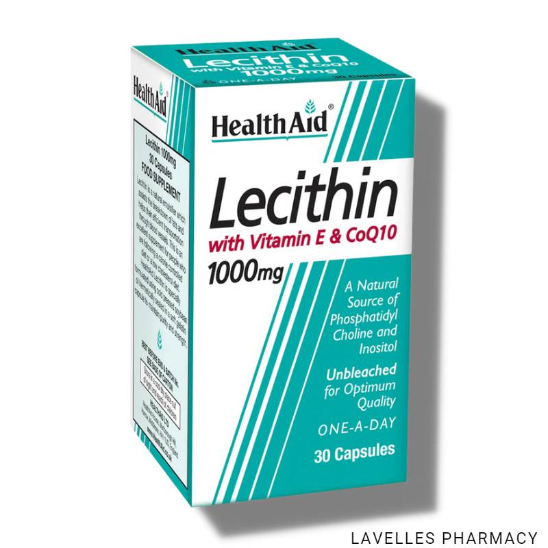 HealthAid Lecithin 1000mg Capsules 30 Pack