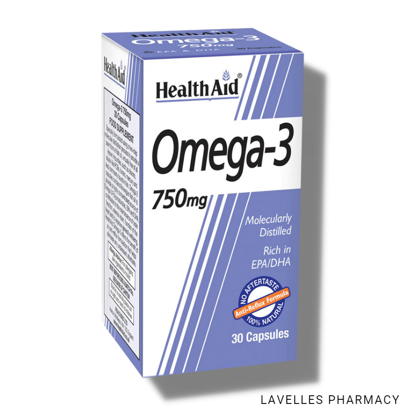 HealthAid Omega 3 750mg Capsules 30 Pack