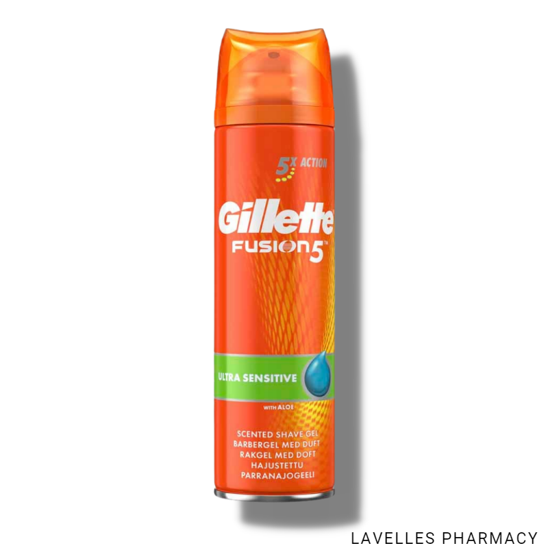 Gillette Fusion 5 Ultra Sensitive Shaving Gel 200ml