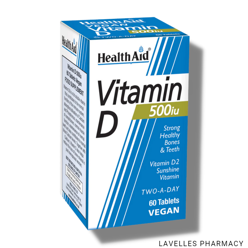 HealthAid Vitamin D 500µg Tablets 60 Pack