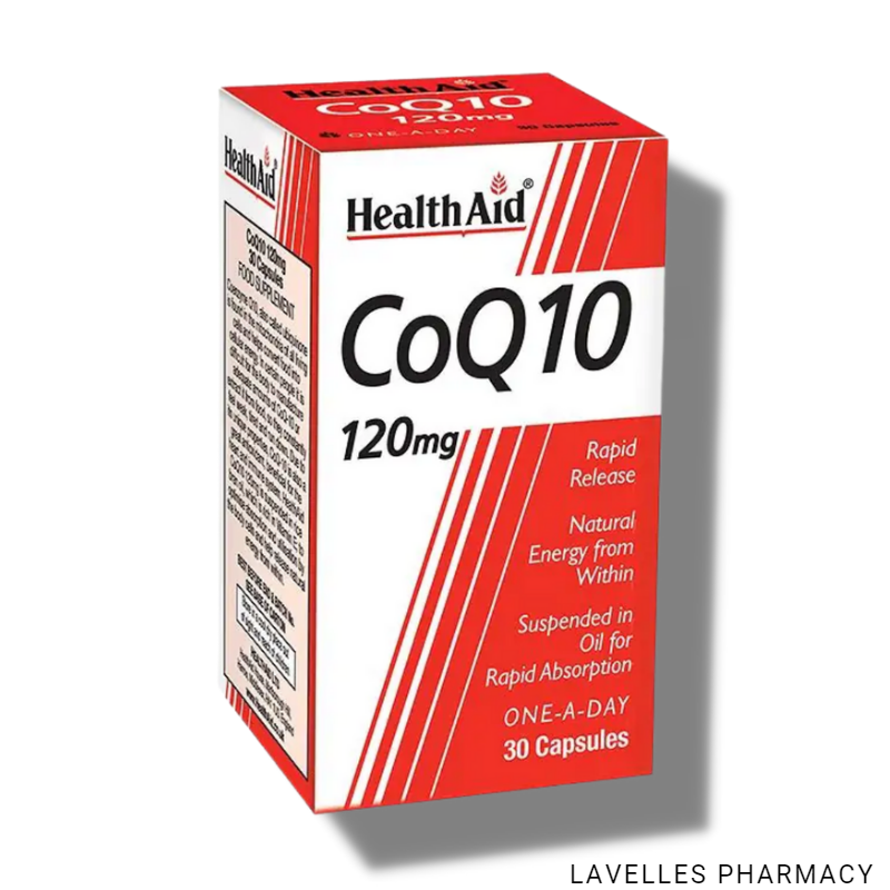 HealthAid CoQ10 120mg Capsules 30 Pack