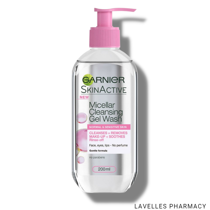 Garnier SkinActive Micellar Gel Face Wash For Sensitive Skin 200ml