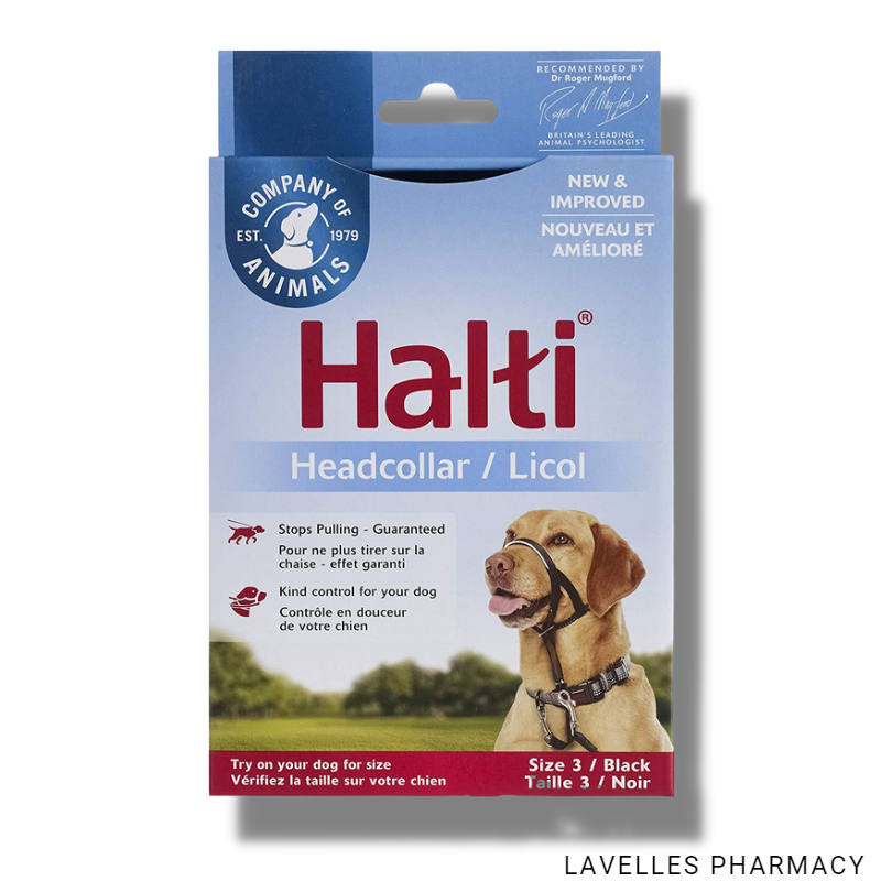 Halti Black Dog Head Collar