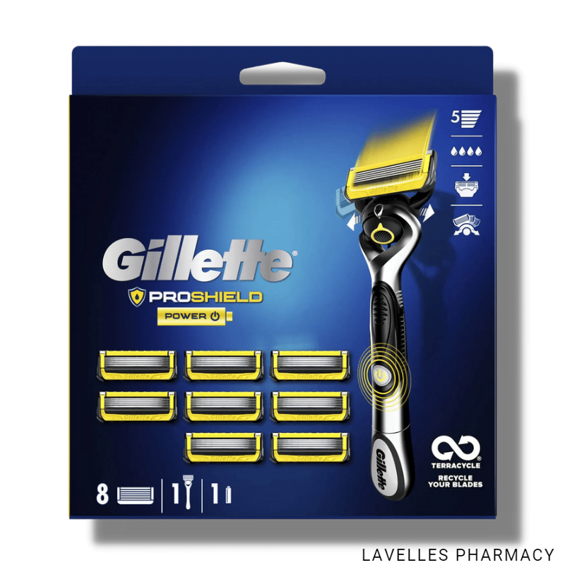 Gillette Fusion ProShield Power Men’s Razor & 8 Blade Refill’s