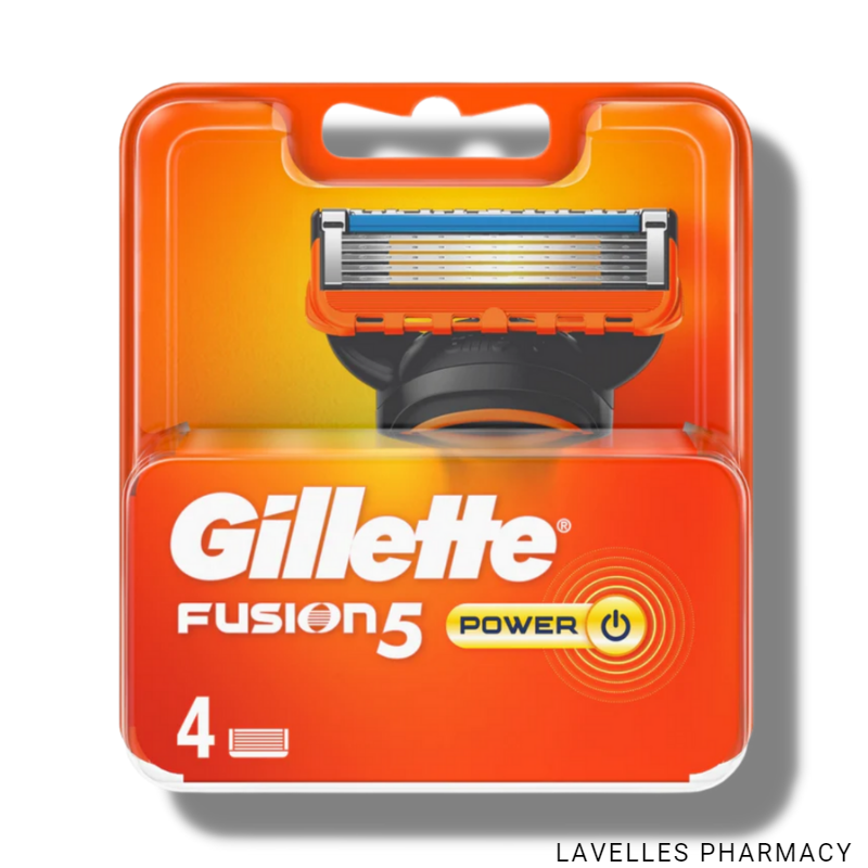 Gillette Fusion 5 Power Razor Blade Refill’s 4 Pack