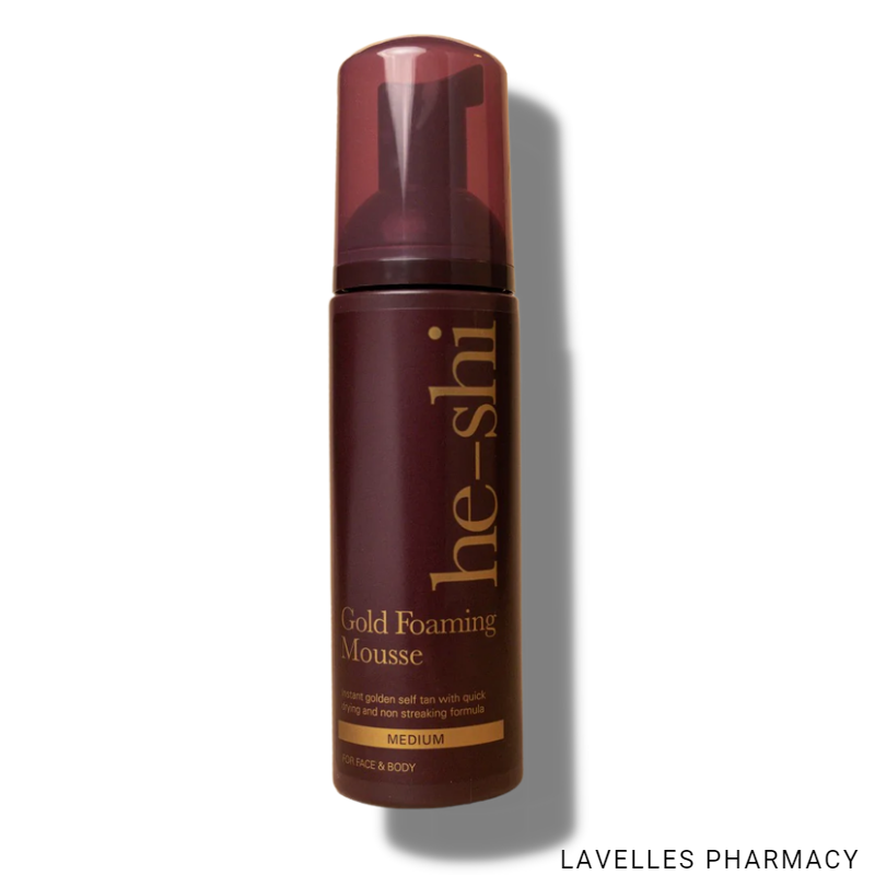 He-Shi Gold Foaming Tanning Mousse ‘Medium’ 150ml