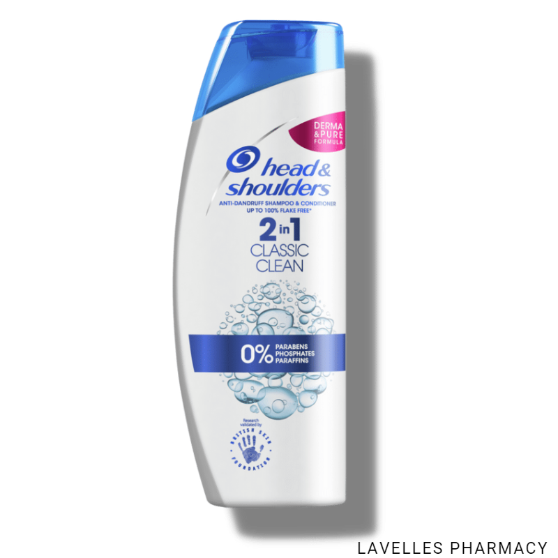 Head & Shoulders Classic Clean Anti-Dandruff 2-In-1 Shampoo & Conditioner 200ml