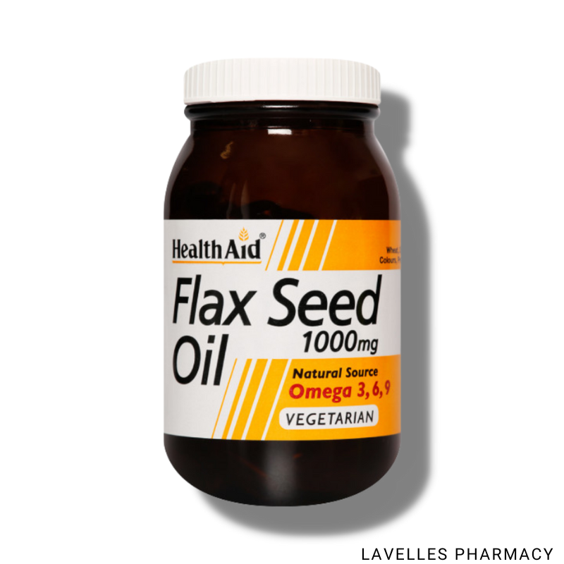 HealthAid Flaxseed (Linseed) Oil 1000mg Capsules 60 Pack