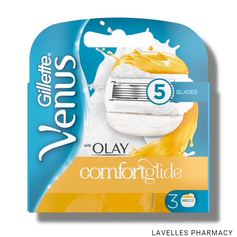 Gillette Venus ComfortGlide With Olay Razor Blade Refill’s 3 Pack
