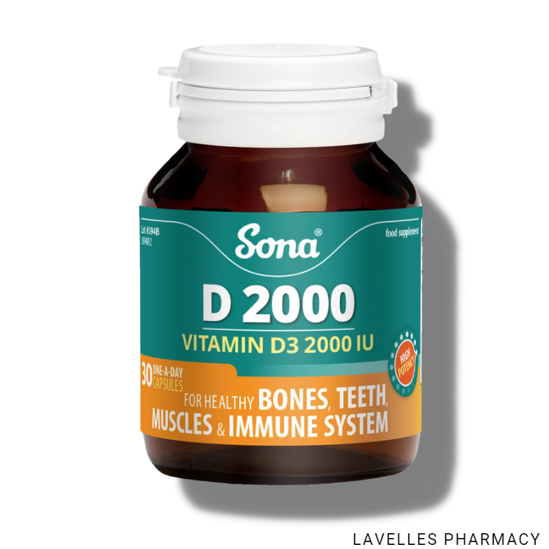 Sona D2000 Vitamin D Capsules 30 Pack