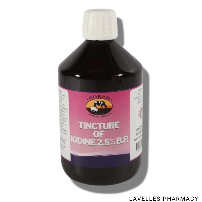 Foran Equine Iodine Tincture 2.5% 500ml